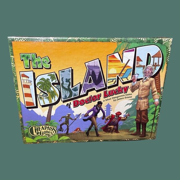 NIB The Island of Doctor Lucky Board Game Factory Sealed - Picture 1 of 3